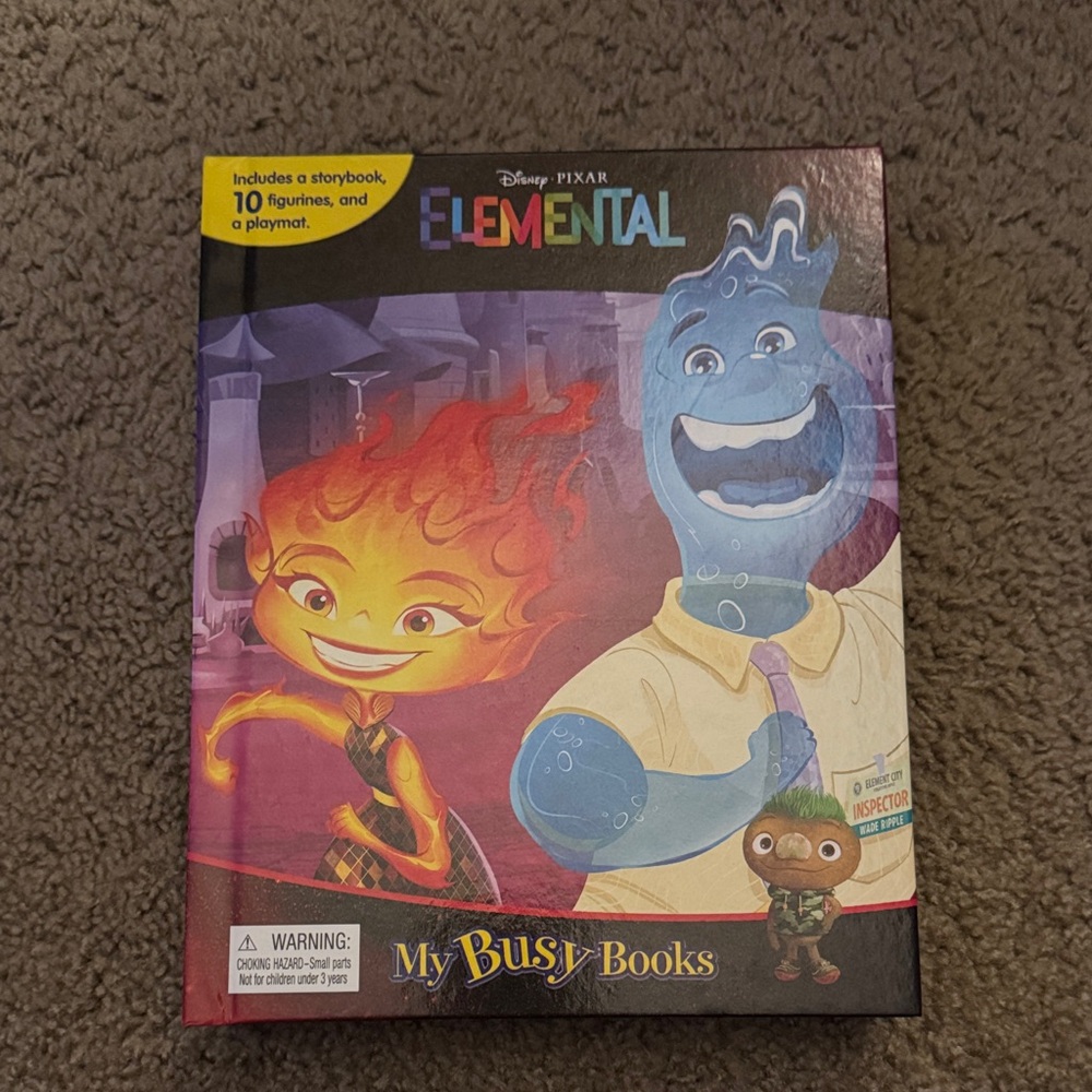 Elemental My Busy Book with figurines